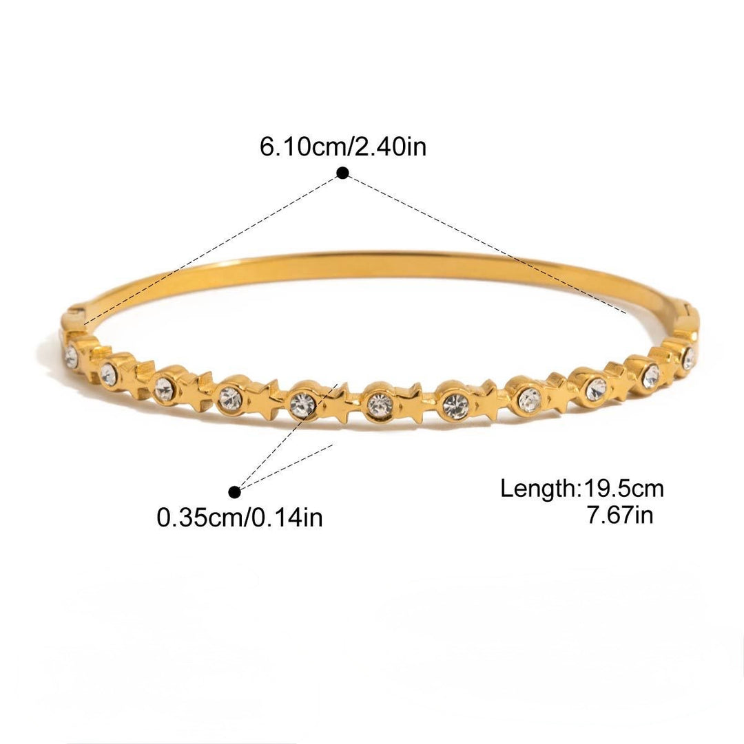 Linked Stars bangle