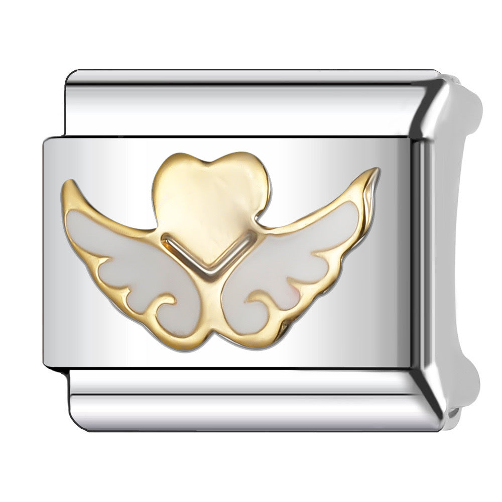 Angel heart italian charm