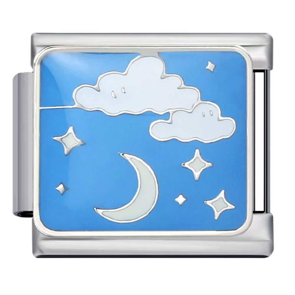 Night sky italian charm