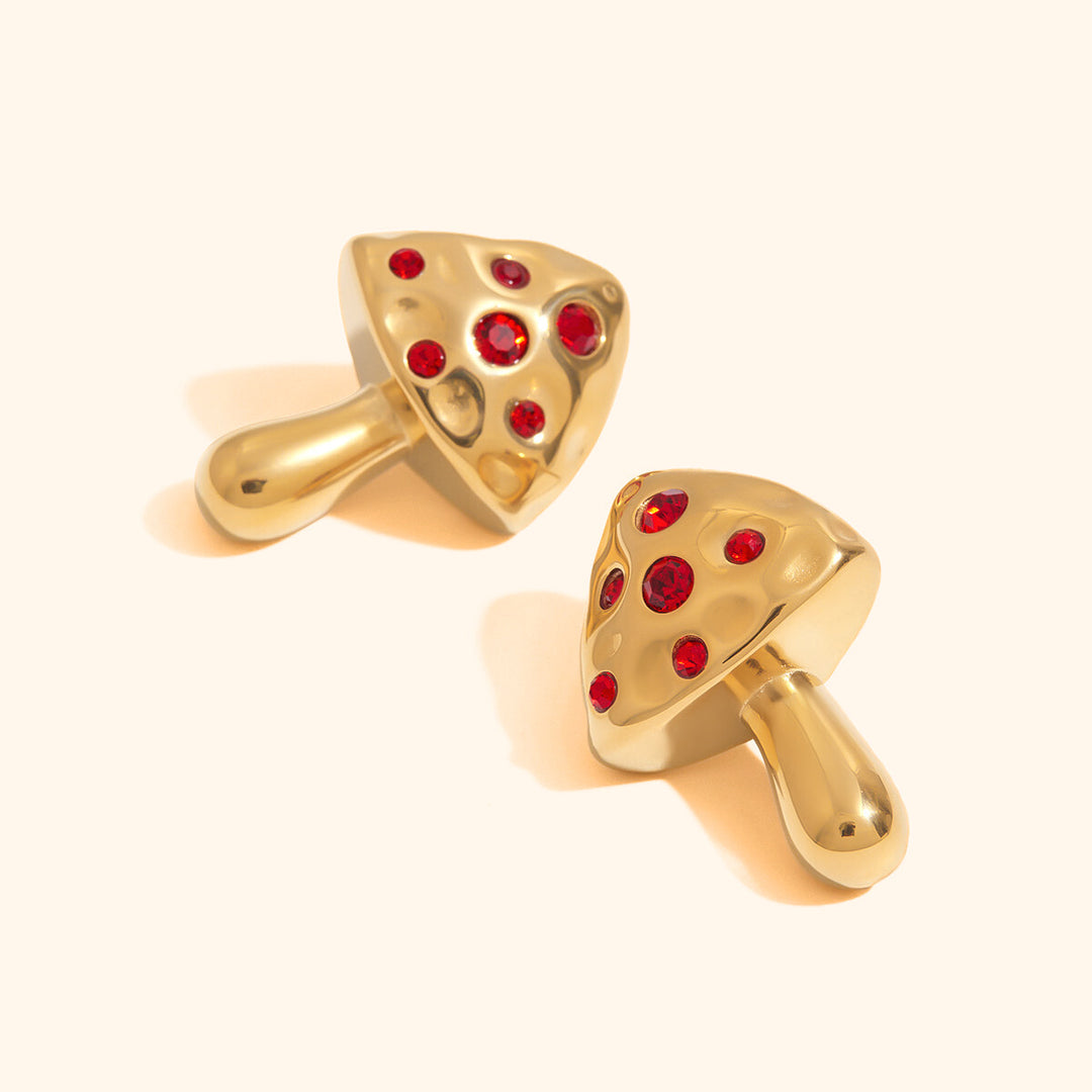 Mushroom earrings