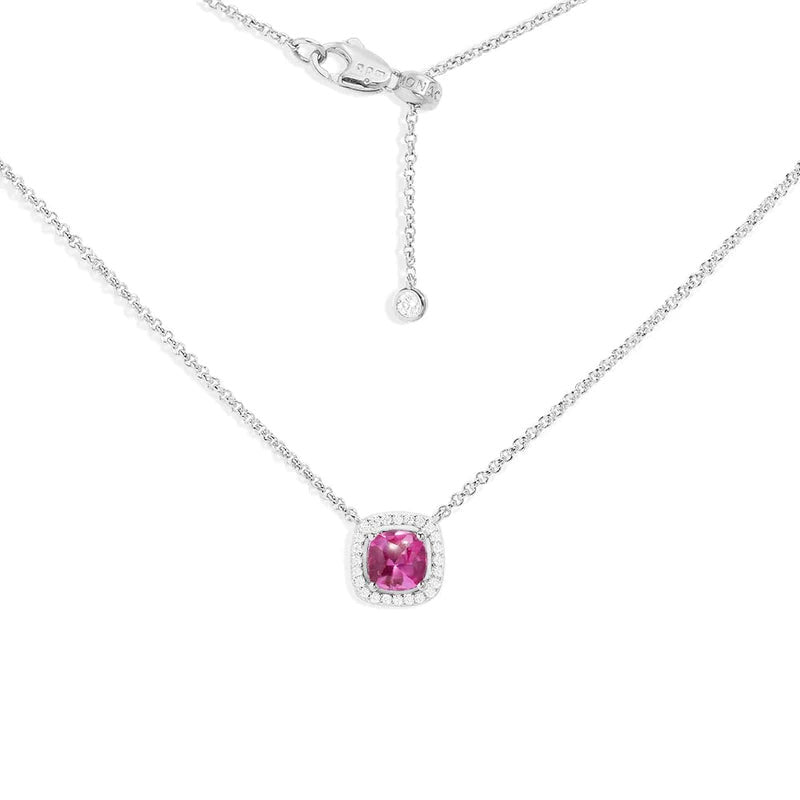 Fuchsia mini necklace -LUXE
