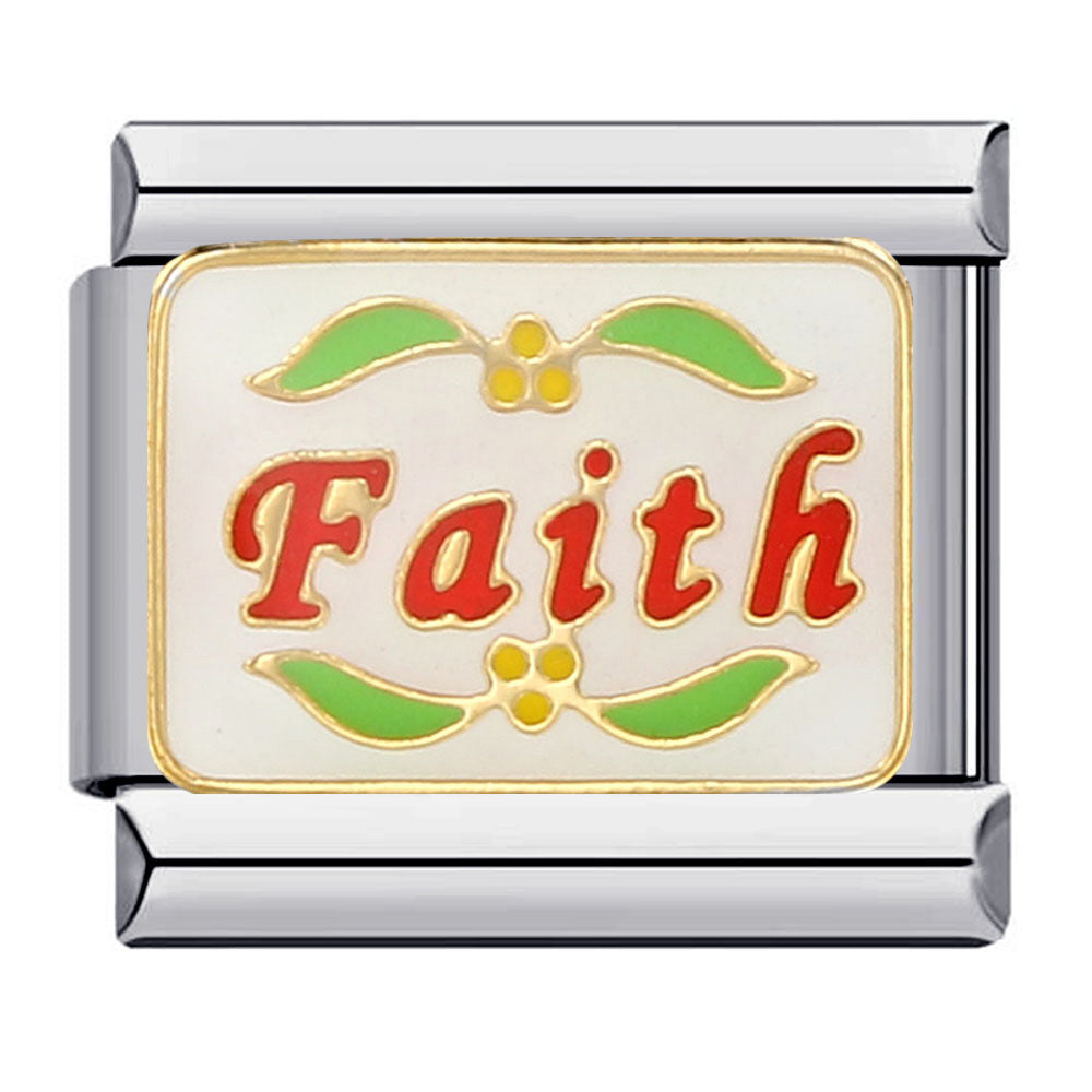 Faith italian charm