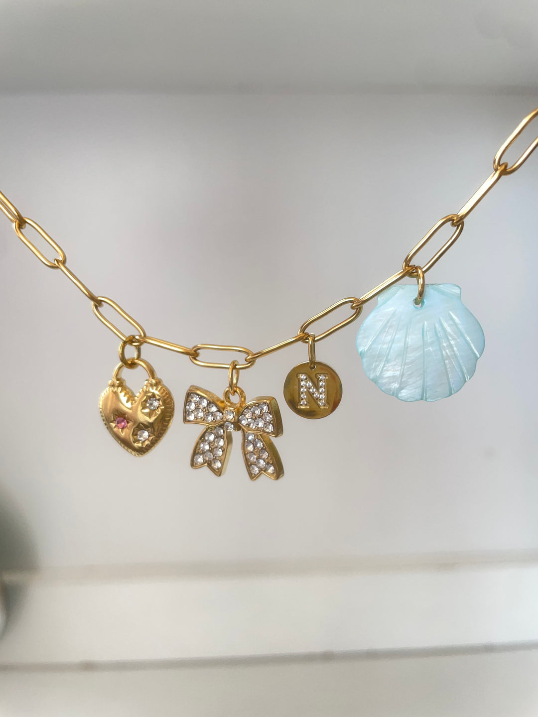 Blue shell charm