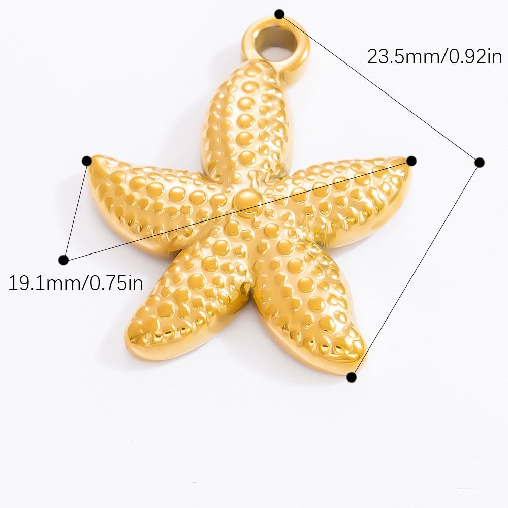 Thick starfish charm