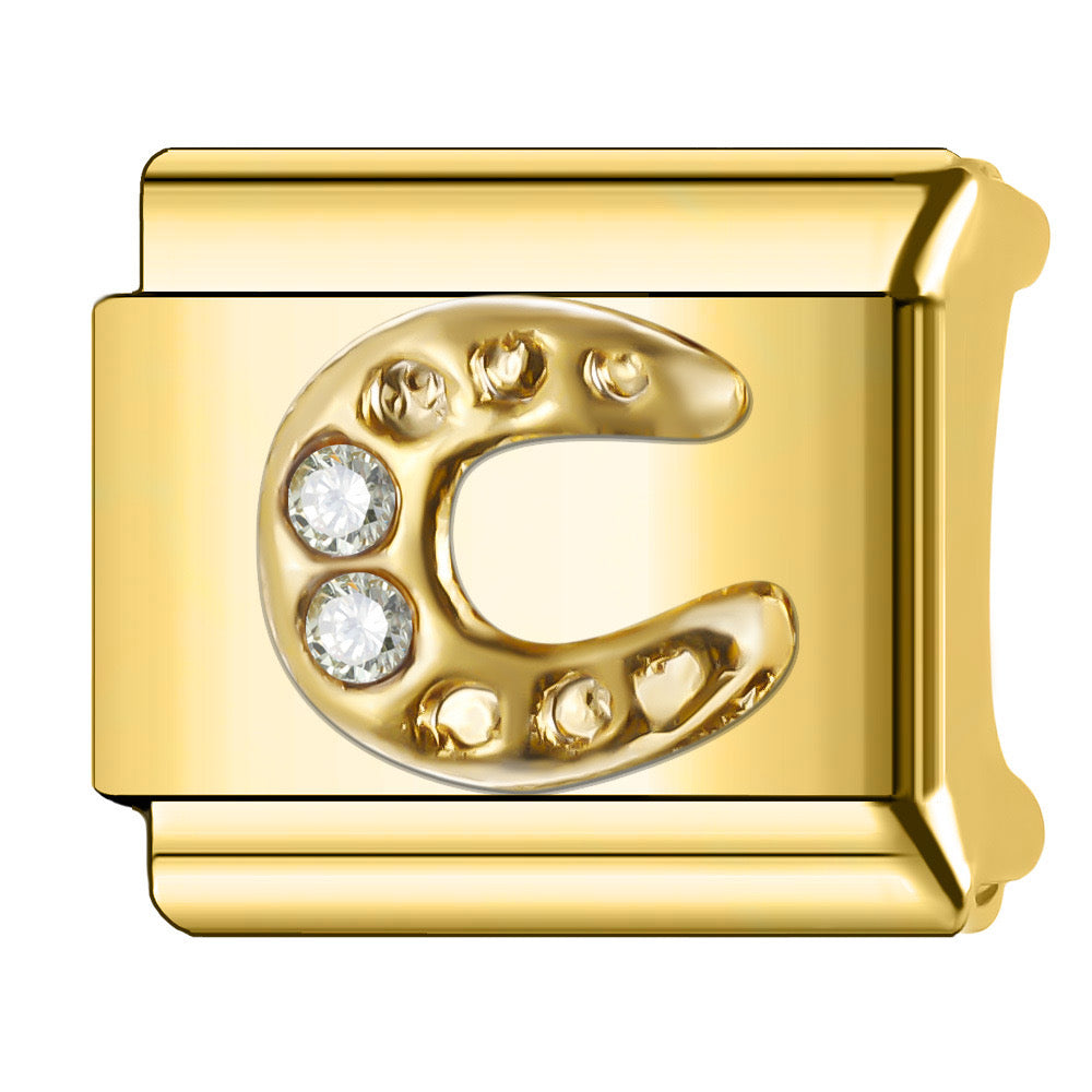 Horse shoe italian charm