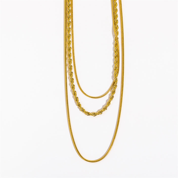 Blair layered chain necklace