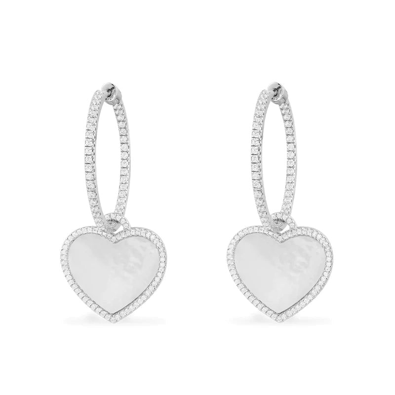 Pure heart big hoops -LUXE