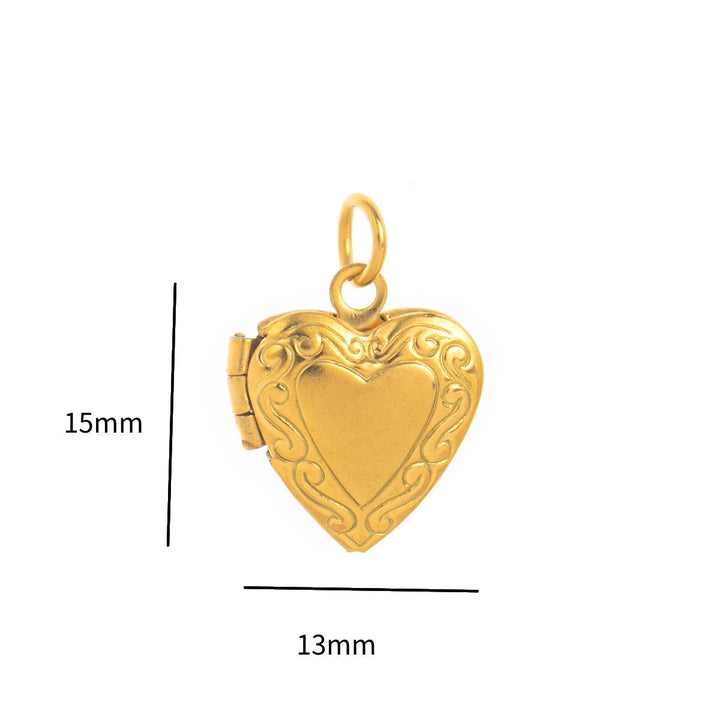 Locket heart charm