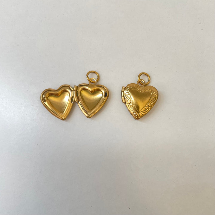 Locket heart charm