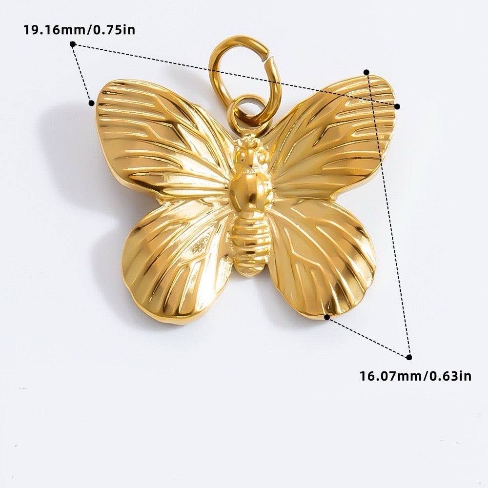 Bold butterfly charm -arrives june 7