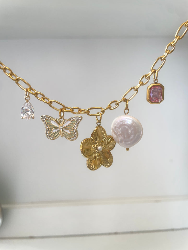 Big flower charm