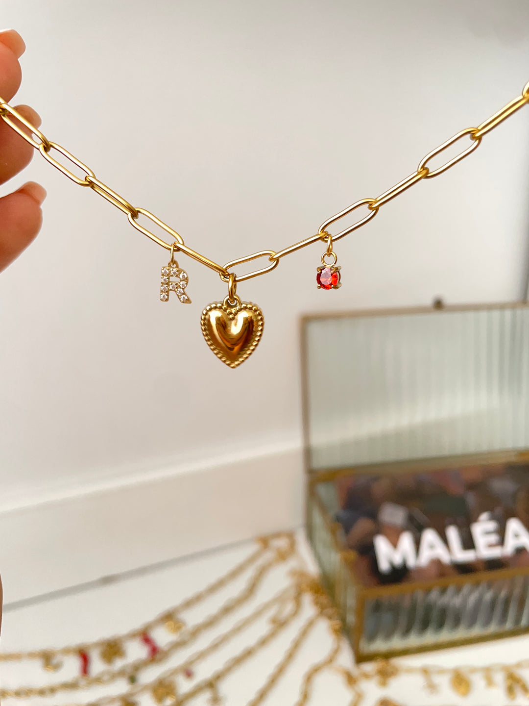 Small birthstone charm