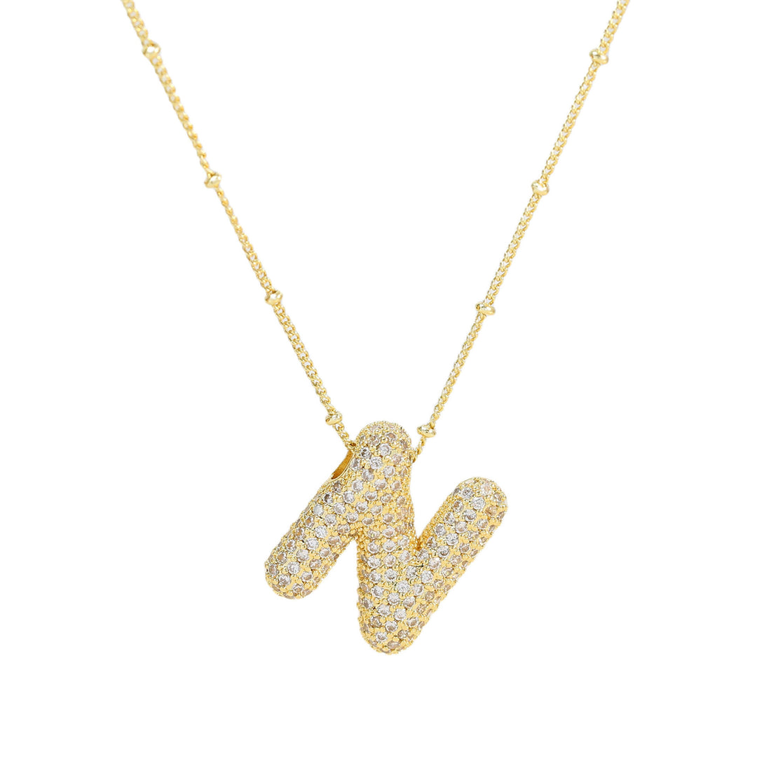 Jumbo letter N ecklace