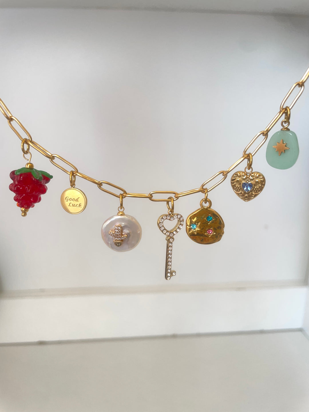 Ocean heart charm