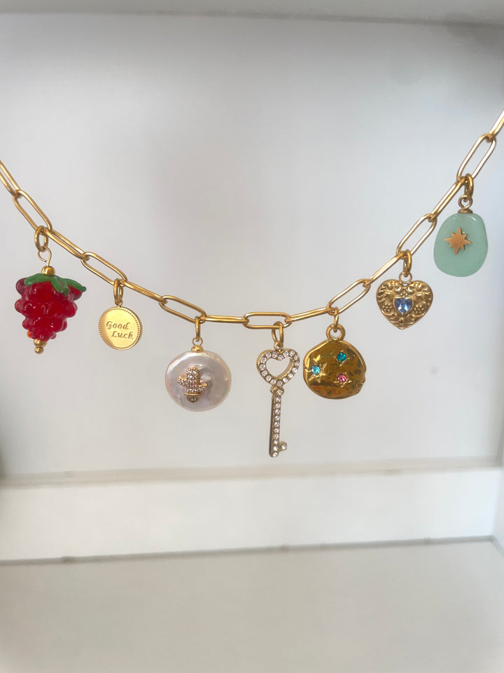 Ocean heart charm