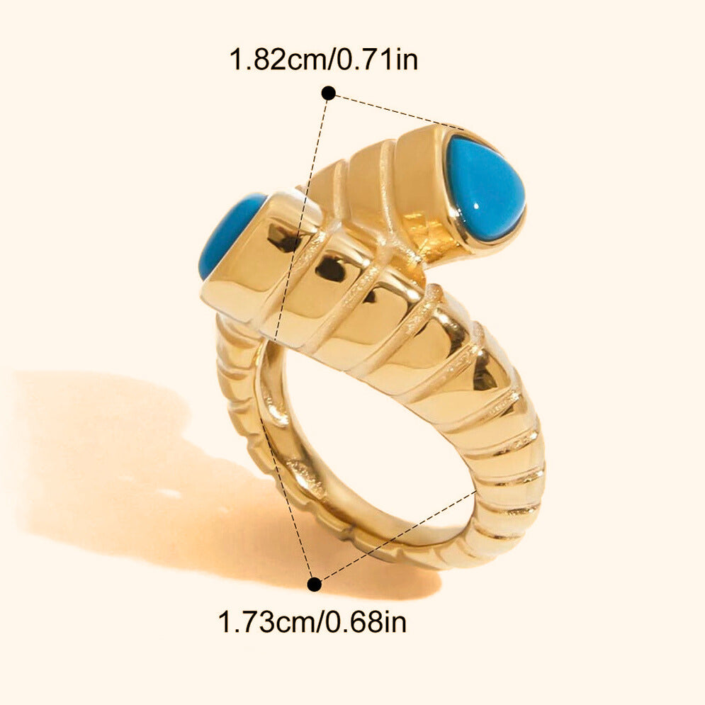 Tahani turquoise ring