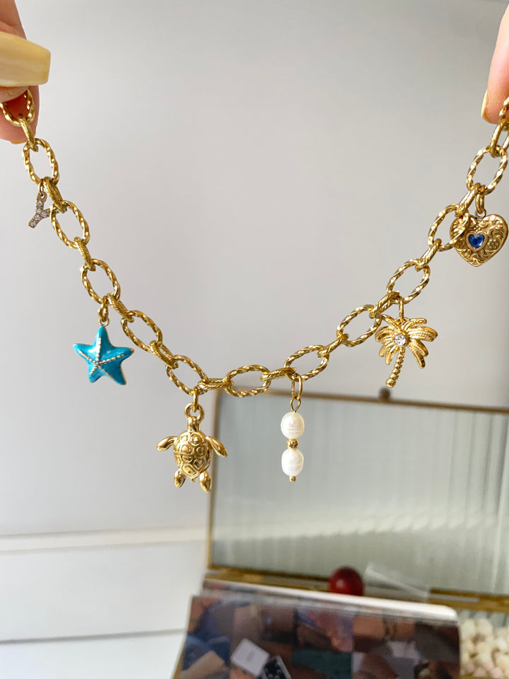 Freshwater pearls charm - arrives june 7