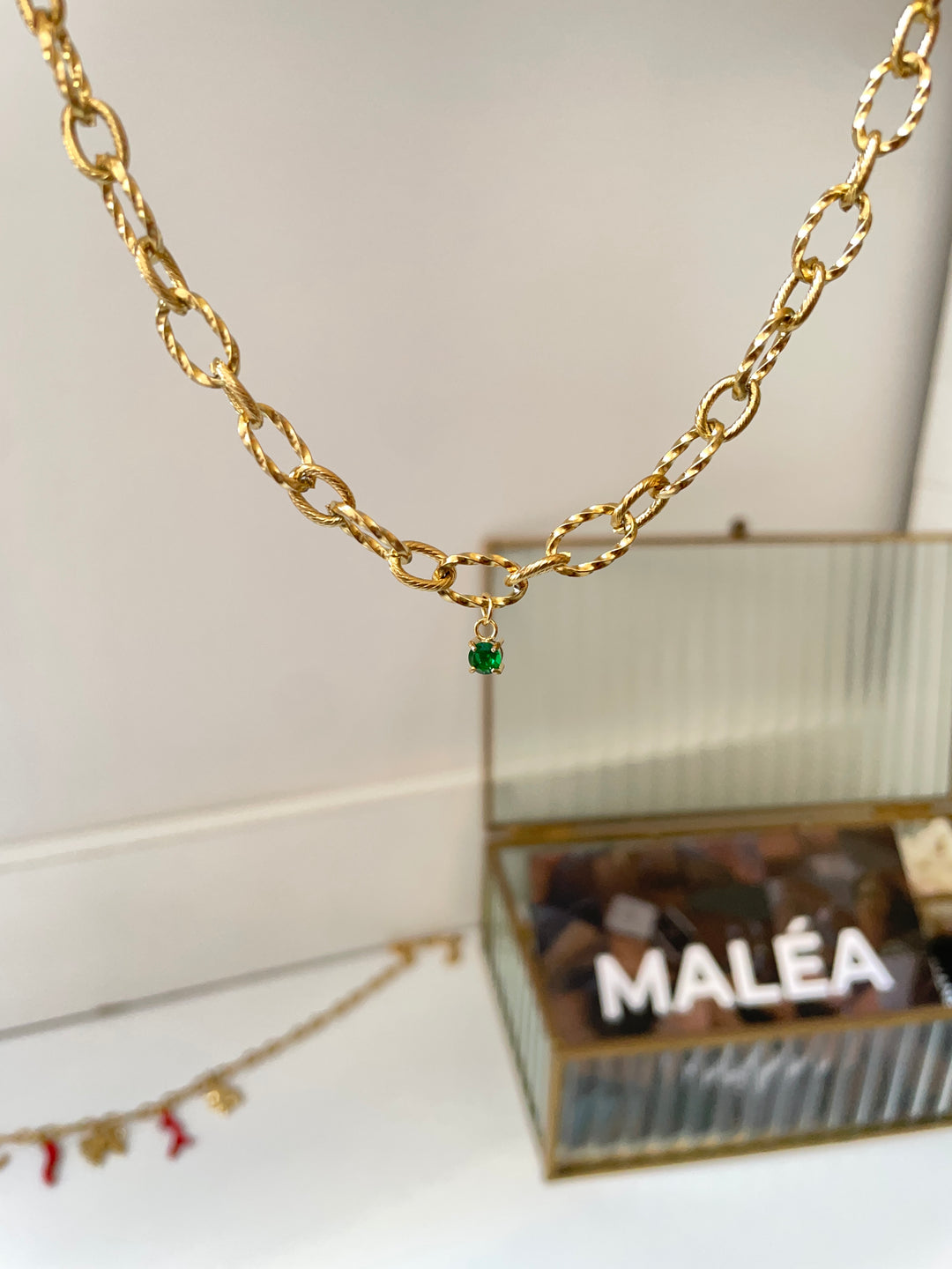 Small birthstone charm