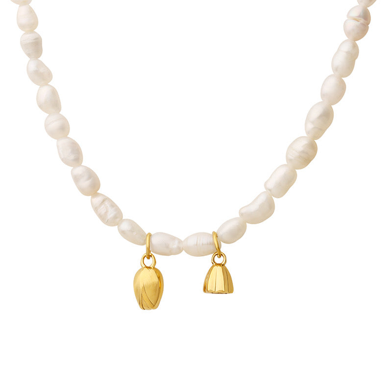 Freshwater pearl necklace ( base for charms ) -arrives june 7