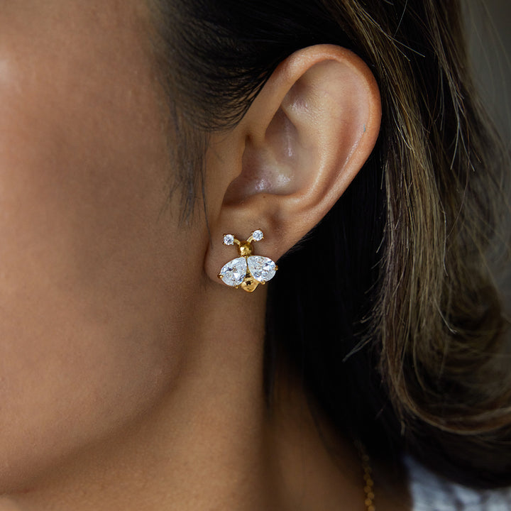 Bee dainty earrings