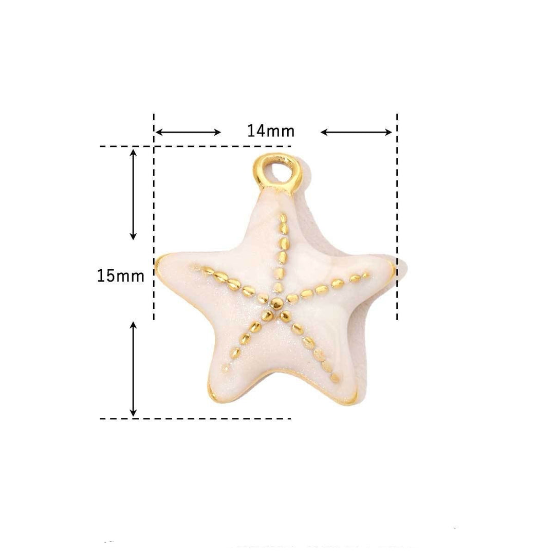 White starfish charm