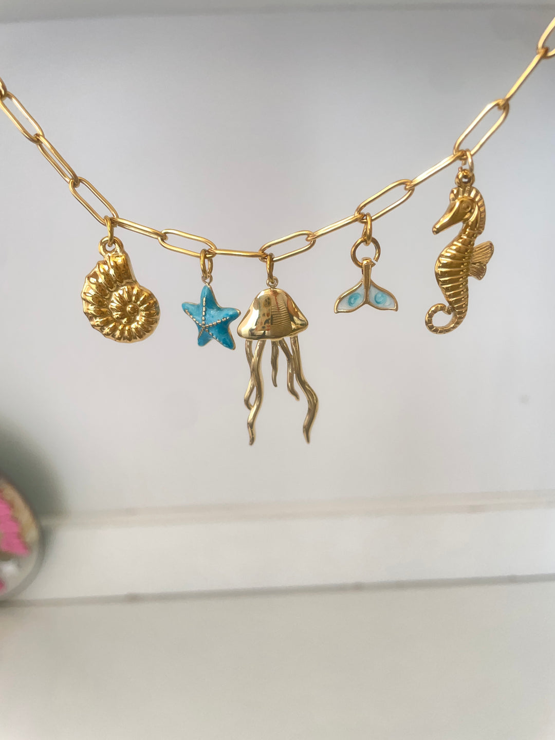 Seahorse charm