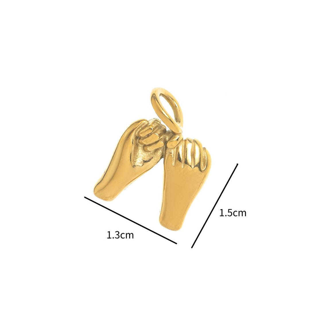 Pinky promise charm