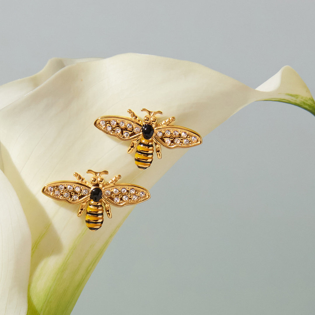 Bee earrings