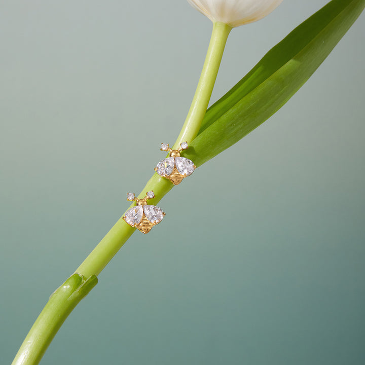 Bee dainty earrings
