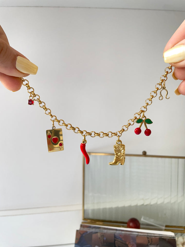 Small birthstone charm