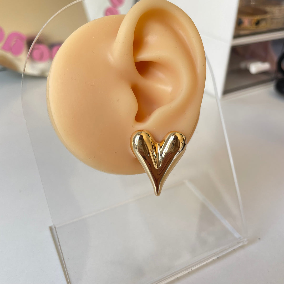 Statement Heart Earrings