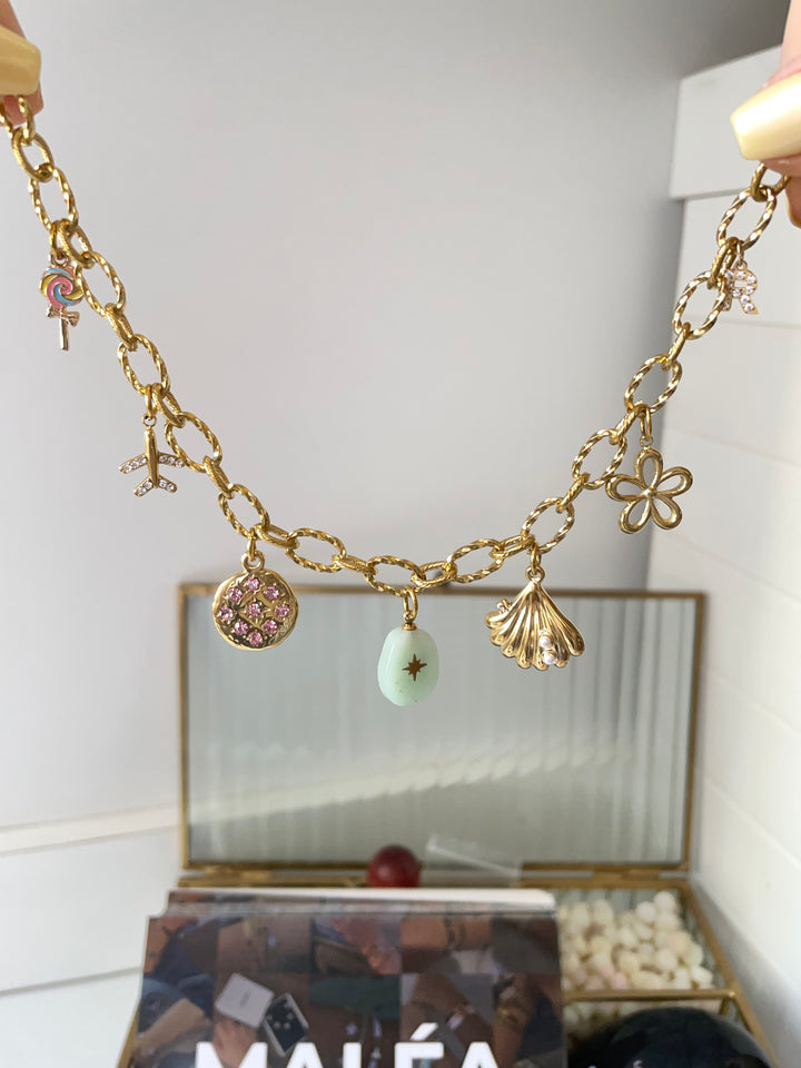 Pearl shell charm - arrives june 7