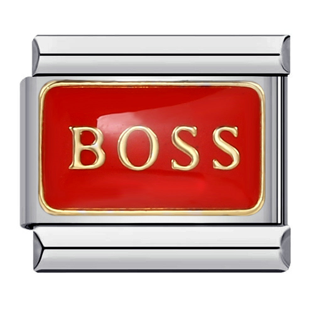 Red boss italian charm