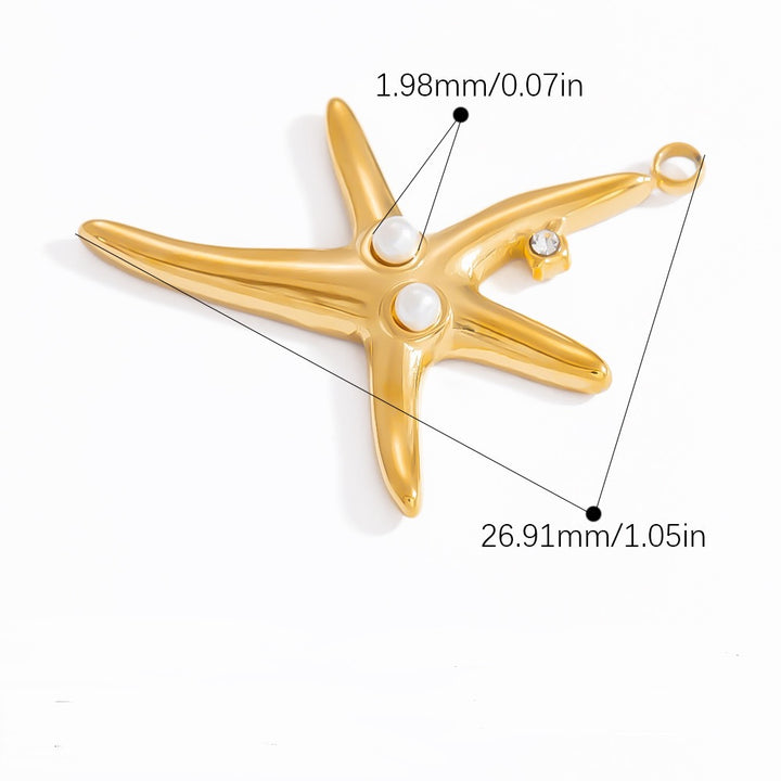 Pearl starfish charm - arrives june 7