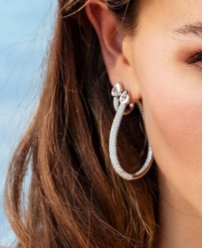 Master mini hoop earrings -LUXE