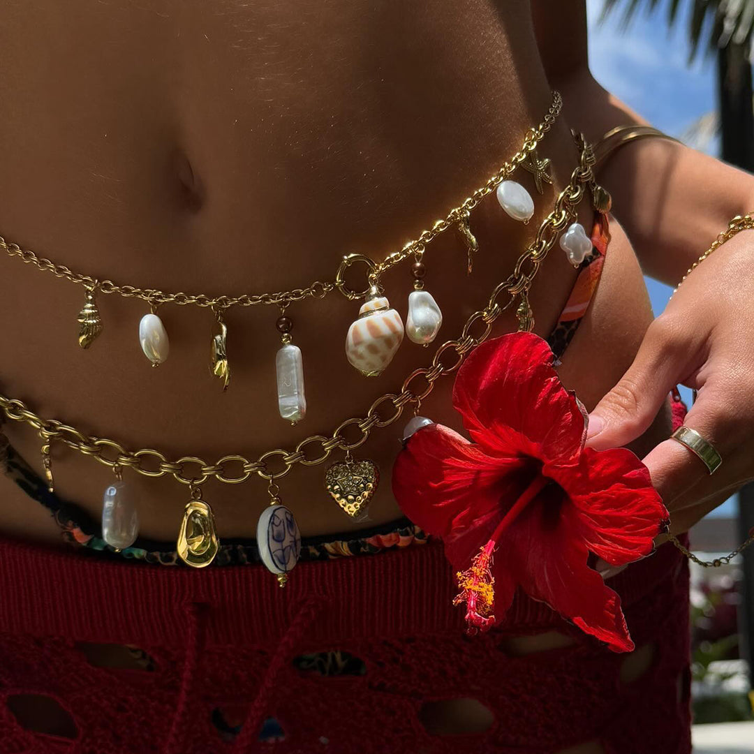 Charmed belly chain