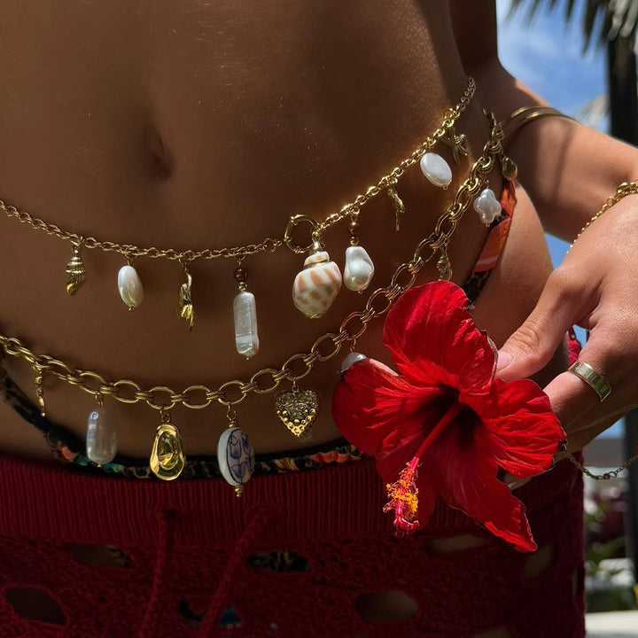 Charmed belly chain