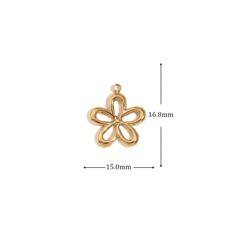 Empty flower charm - arrives june 7