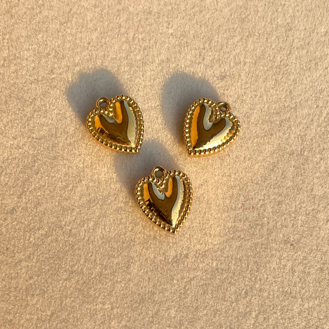 Vintage heart charm