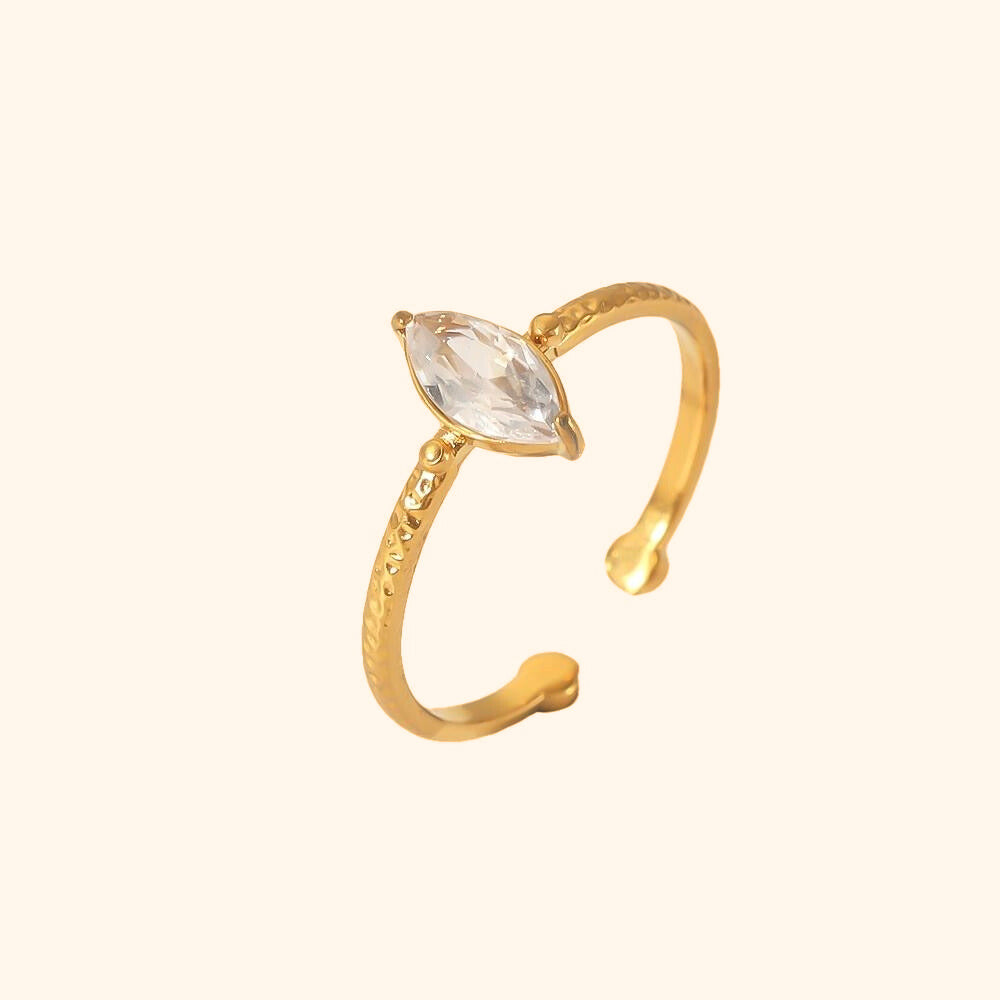 Dainty marquise ring