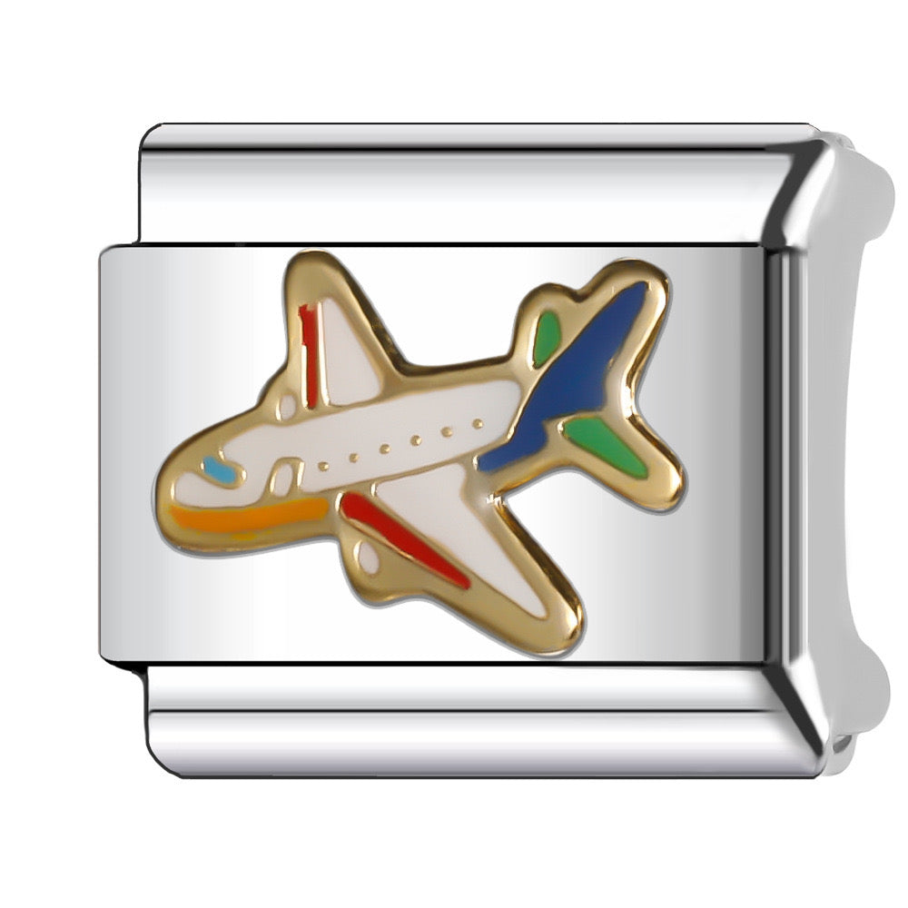 Airplane italian charm