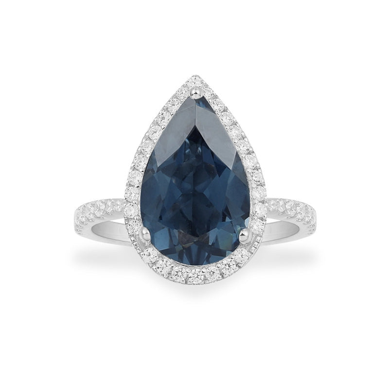 Blue dragon ring -LUXE