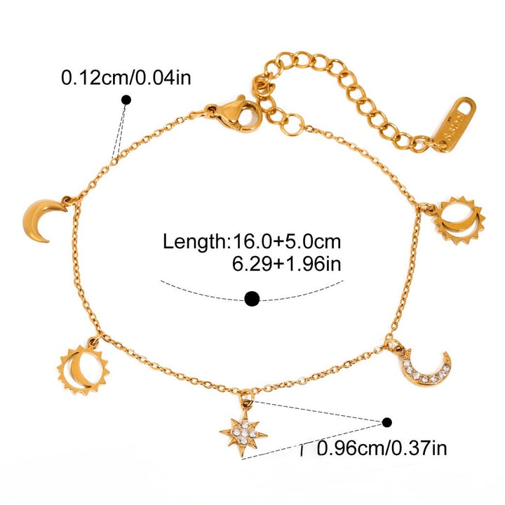 Celestia bling charmed bracelet