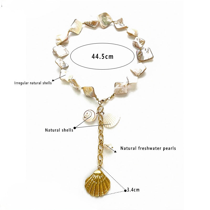 Mermaid shell necklace