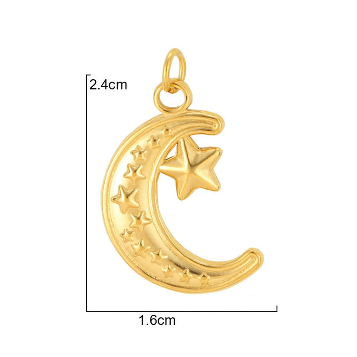 Moon stars charm