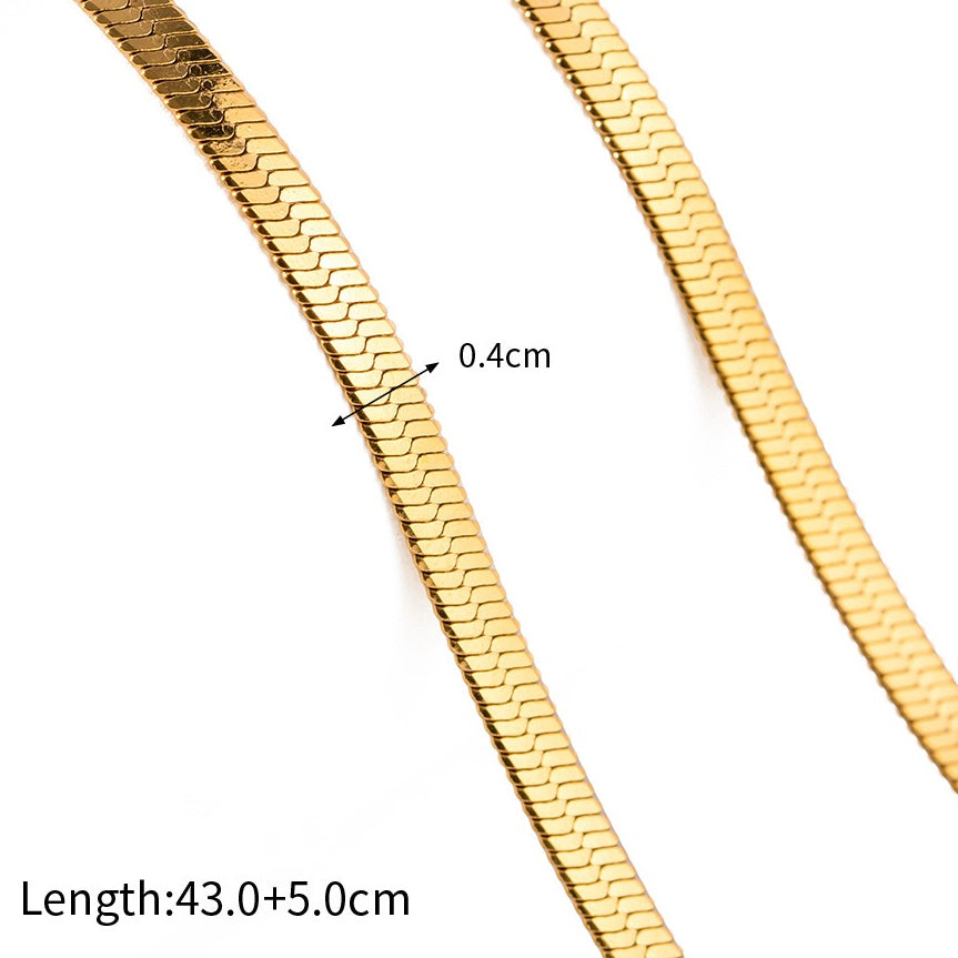 Herringbone necklace