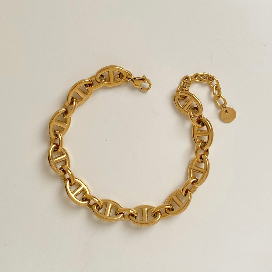 Carmen linked bracelet gold