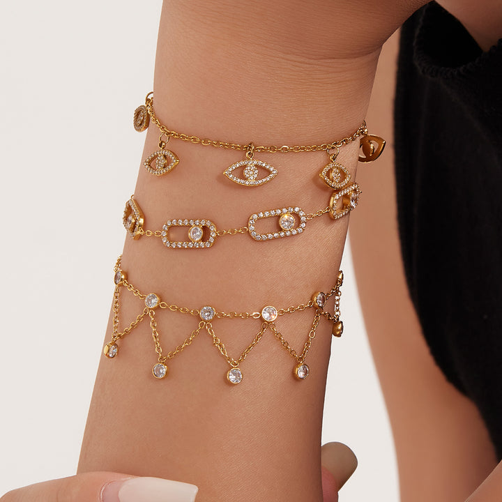 Serene drop bracelet