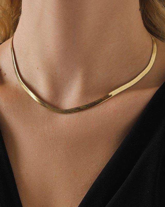 Herringbone necklace