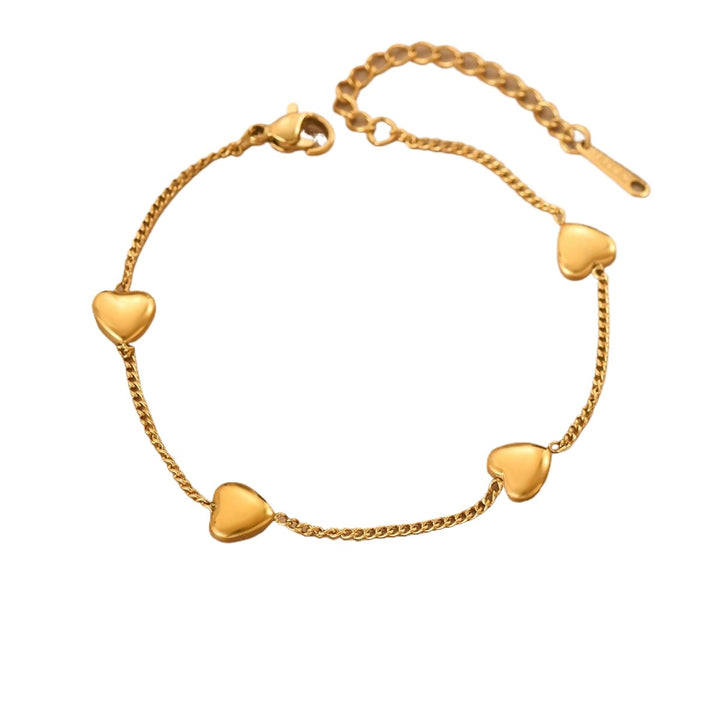 Dainty heart bracelet
